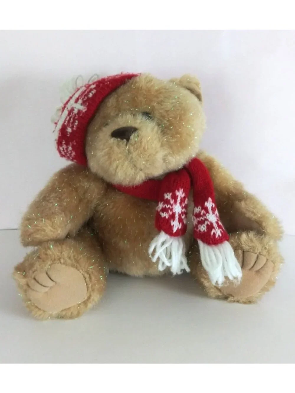 American Greetings Soft Touch Christmas Teddy Bear 8